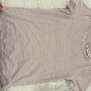 Lululemon Athletica Soft Pink Knit Top